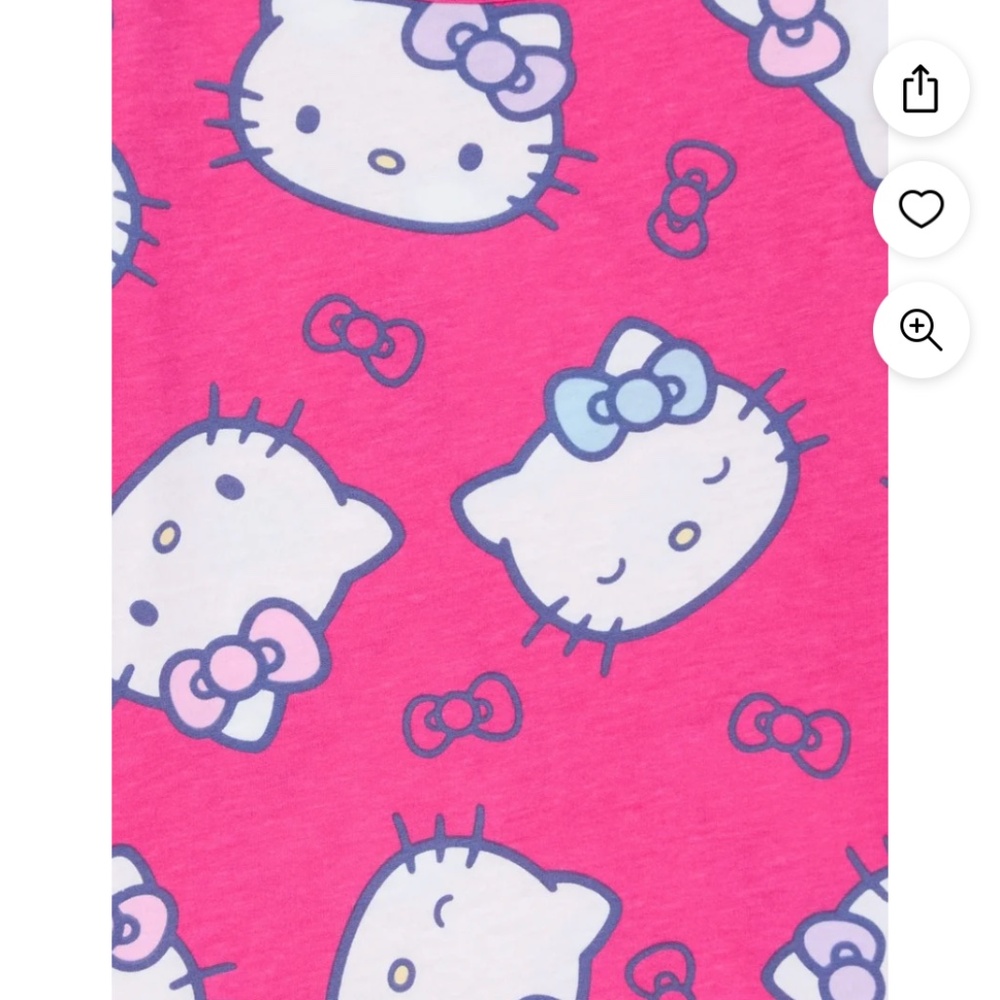 Hello Kitty Toddler Girls Pink Long Sleeve Drop Waist Dress Size 5T NWT - Picture 2 of 8